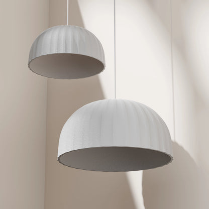 Calibo Rachis Modern Minimalist Fluted Dome Pendant - 600mm