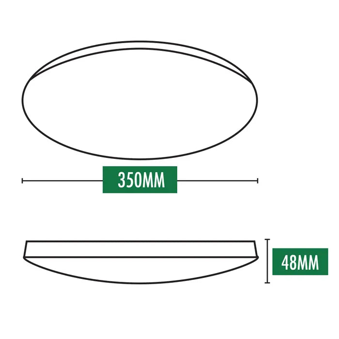 Saul-350 Dimmable LED Ceiling Light