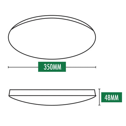 Saul-350 Dimmable LED Ceiling Light