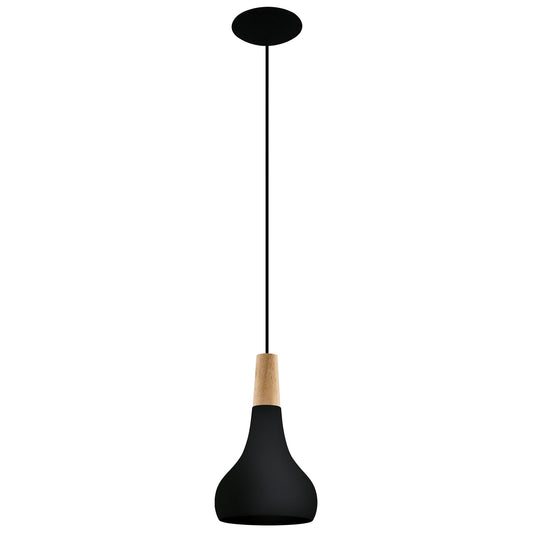 Sabinar Metal Pendant Light, Small, Black