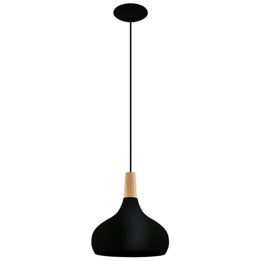 Sabinar Metal Pendant Light, Medium, Black