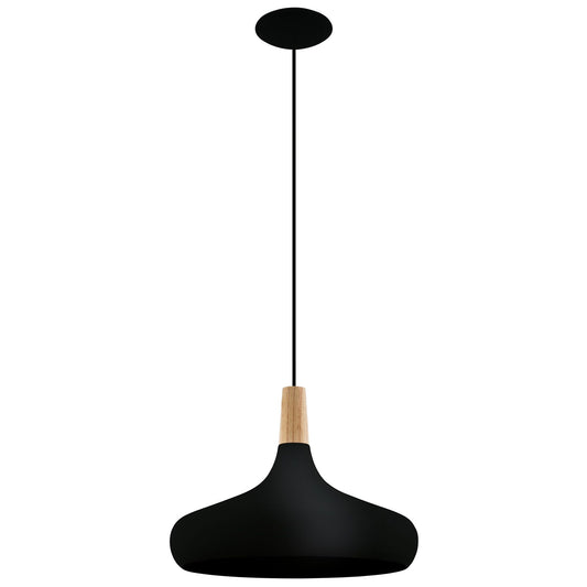 Sabinar Metal Pendant Light, Large, Black