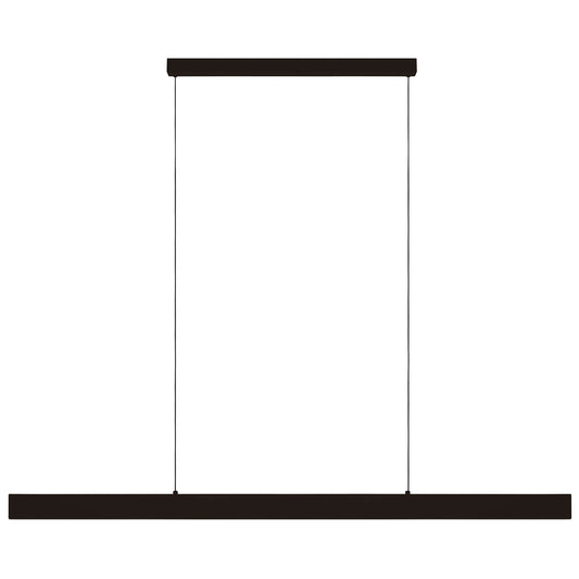 Climene II Metal LED Bar Pendant Light, Medium, Black
