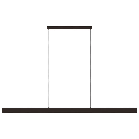 Climene II Metal LED Bar Pendant Light, Large, Black