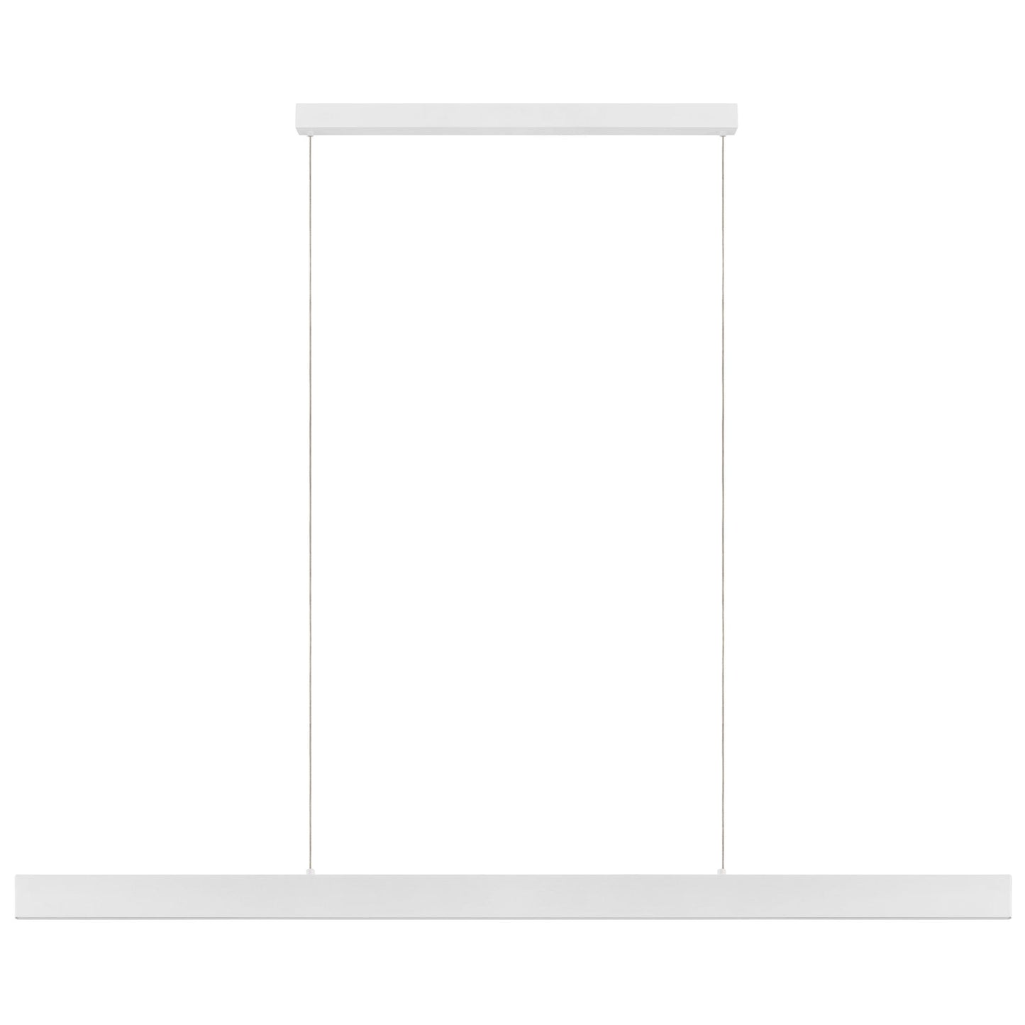 Climene II Metal LED Bar Pendant Light, Medium, White