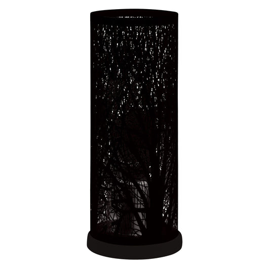 Hambleton Laser Cut Steel Table Lamp, Black
