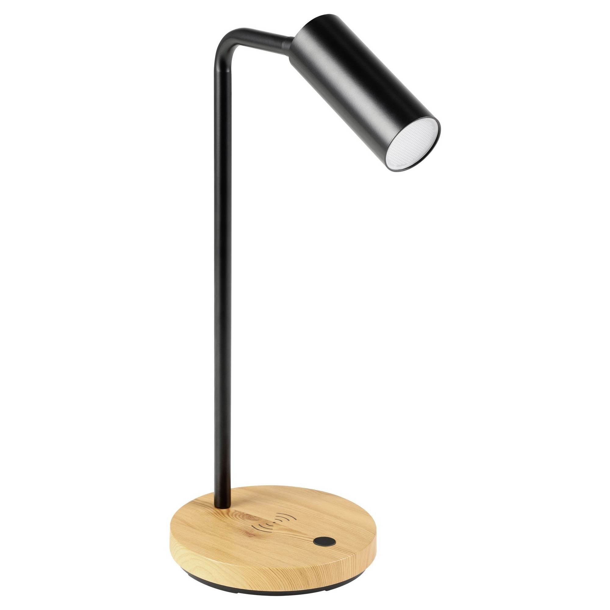 Connor LED Task Lamp with Wireless charger, Black – The Lighting Point