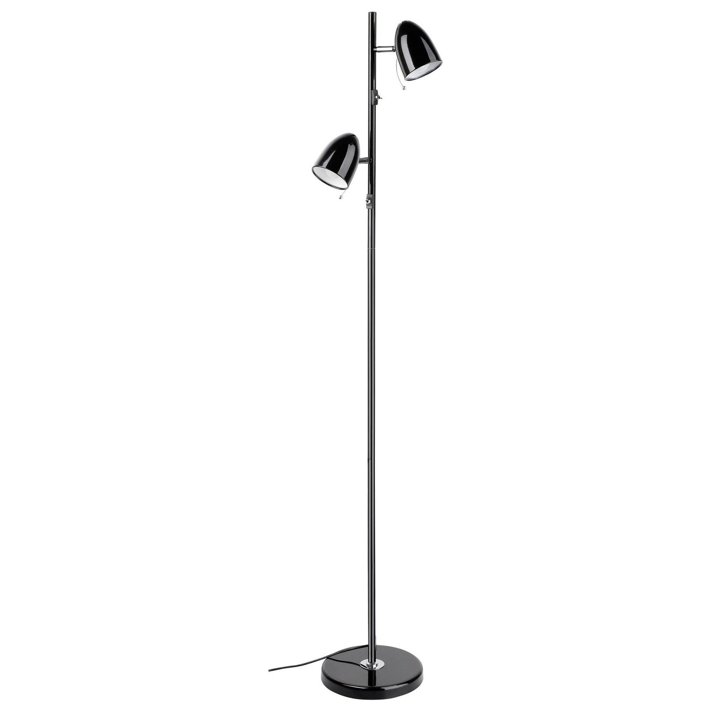 Lara Metal Floor Lamp, Black