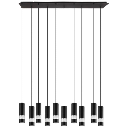 Bernabeta Metal Bar Pendant Light, 10 Light