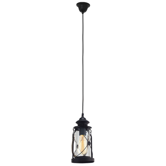 Bradford Metal & Glass Pendant Lantern