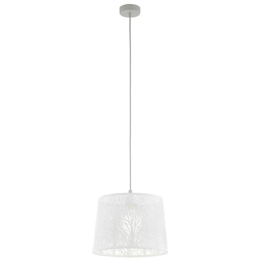 Hambleton Laser Cut Metal Pendant Light, Large, White