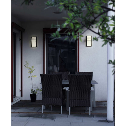 Park IP44 Metal & Glass Outdoor Wall Light