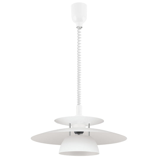 Brenda Steel Pendant Light, Large, White