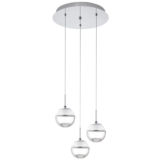 Montefio Glass Cluster Pendant Light