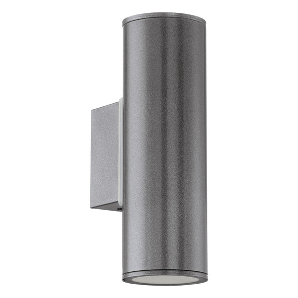 Riga IP44 Metal Outdoor Wall Light, Up & Down, Anthracite – The ...