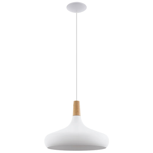 Sabinar Metal Pendant Light, Large, White