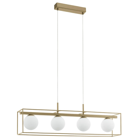 Vallaspra Metal & Glass Bar Pendant Light
