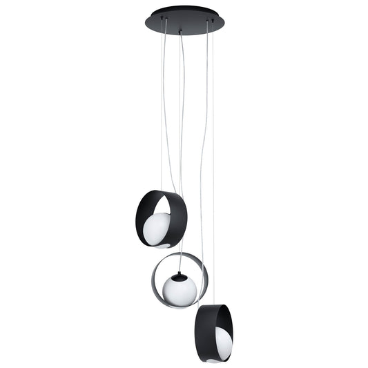 Camargo Metal & Glass Cluster Pendant Light