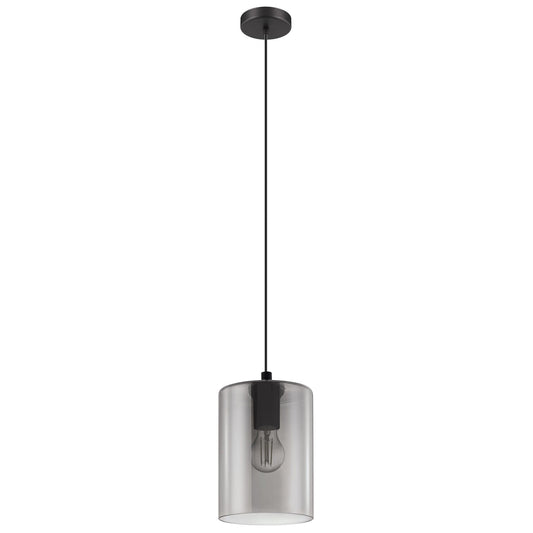Cadaques Glass Pendant Light, Smoke