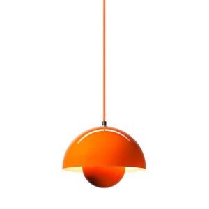 Zara Metal Pendant Light, Small, Walnut Burl