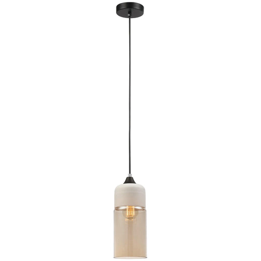 Casa Glass Pendant Light, Tube