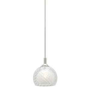 Pastel Iron Pendant Light, Angled Dome, Matt Green