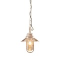 Pastel Iron Pendant Light, Flat Dome, Matt Yellow