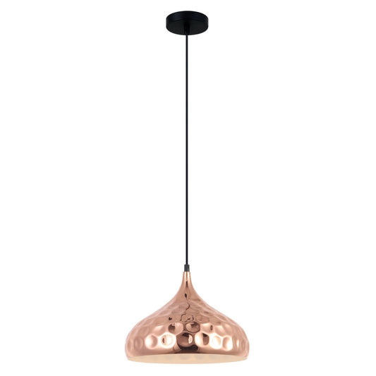 Koper Iron Pendant Light, Dome