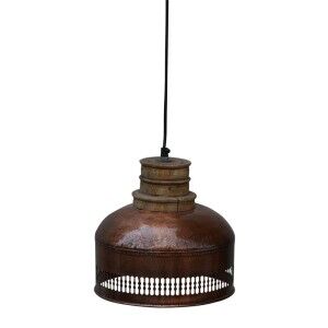 Rictus Glass Pendant Light, Tear Drop, Copper
