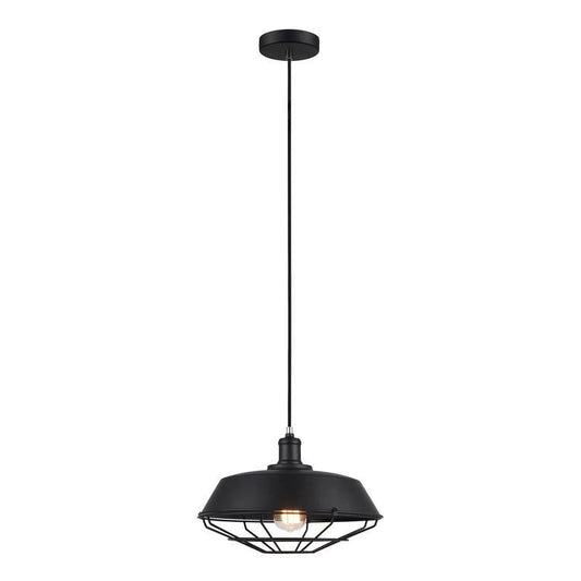 Matrix Iron Pendant Light, Black