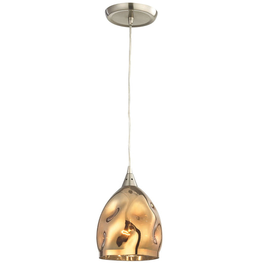 Ordito Glass Pendant Light, Gold