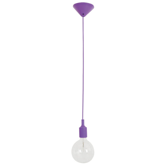 Penrith Silicone Pendant Suspension, Purple