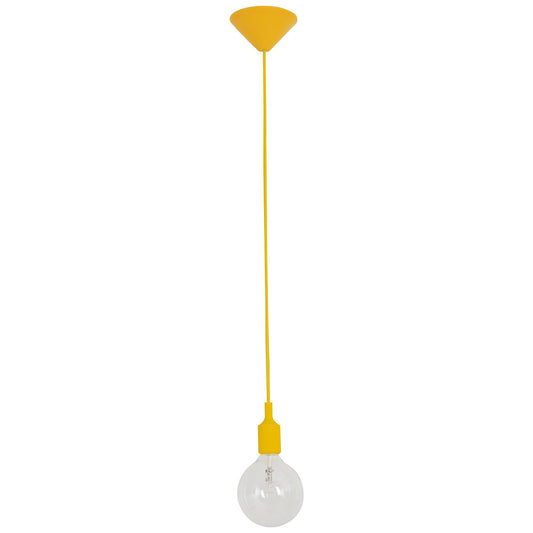 Penrith Silicone Pendant Suspension, Yellow