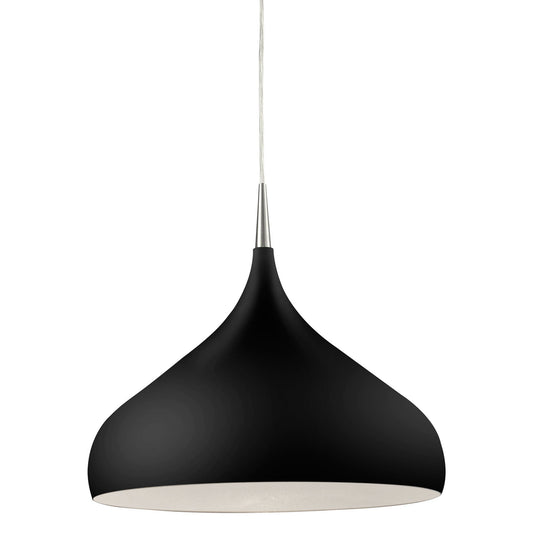 Zara Metal Pendant Light, Large, Black